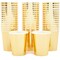 50 Pack 9oz Gold Party Disposable Cups for Hot Drinks, Party Supplies, Weddings, Bridal Showers
